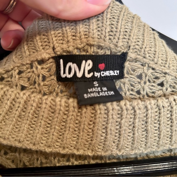 Green Cableknit Long Sleeve Sweater Dress - Picture 8 of 9